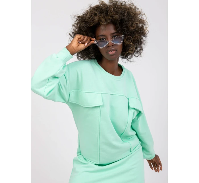 Šaty EM SK model 17050509 mincovna - FPrice Šaty EM SK model 17050509 mincovna - FPrice