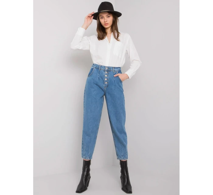 Džínsové nohavice MR SP 5180.35 modrá