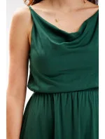 Dámske šaty A579 Tmavo zelená - Awama Dámske šaty A579 Tmavo zelená - Awama