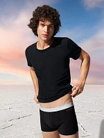 sloggi muži GO ABC 2.0 O-Neck 2P - BLACK - SLOGGI BLACK - SLOGGI