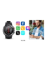 VELTORI VT130-1 Smartwatch Čierny silikónový remienok VELTORI VT130-1 Smartwatch Čierny silikónový remienok