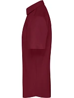 JN 680 Popelínová košile s krátkým rukávem model 22537787 wine - Daiber JN 680 Popelínová košile s krátkým rukávem model 22537787 wine - Daiber
