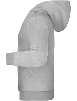 JN Dětská mikina s kapucí 02. grey heather model 22414016 - Daiber