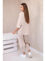 Súprava nových béžových teplákov Punto Súprava nových béžových teplákov Punto