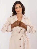 Rukavice AT RK model 20591926 světle hnědé - FPrice