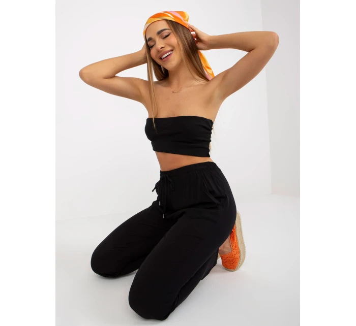 Nohavice D73761M61869N čierne