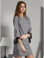 Šaty MI SK 17331.91 čiernobiele