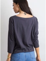 Bluzka RV BZ model 21717593 grafitowy - FPrice Bluzka RV BZ model 21717593 grafitowy - FPrice