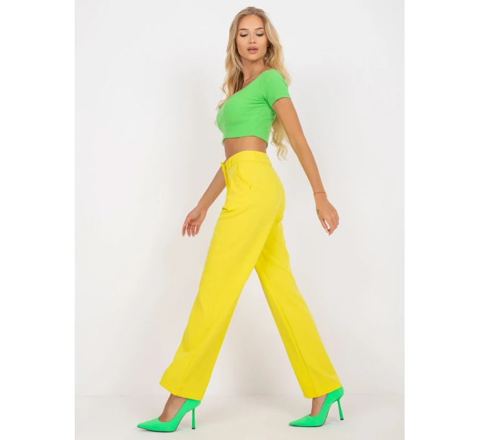 Kalhoty TO SP model 17293536 žlutá - FPrice Kalhoty TO SP model 17293536 žlutá - FPrice