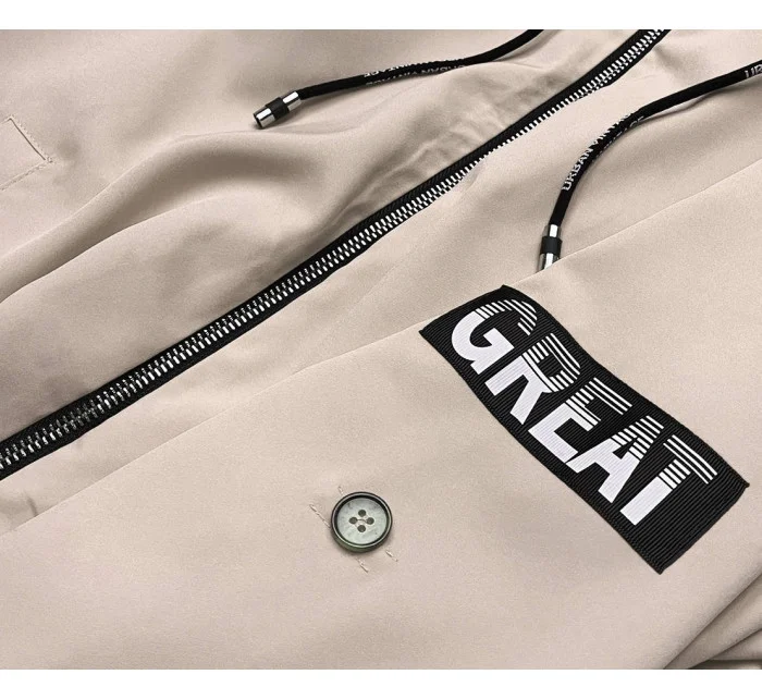 Tenký asymetrický dámsky kakaový prehoz (B8117-12)