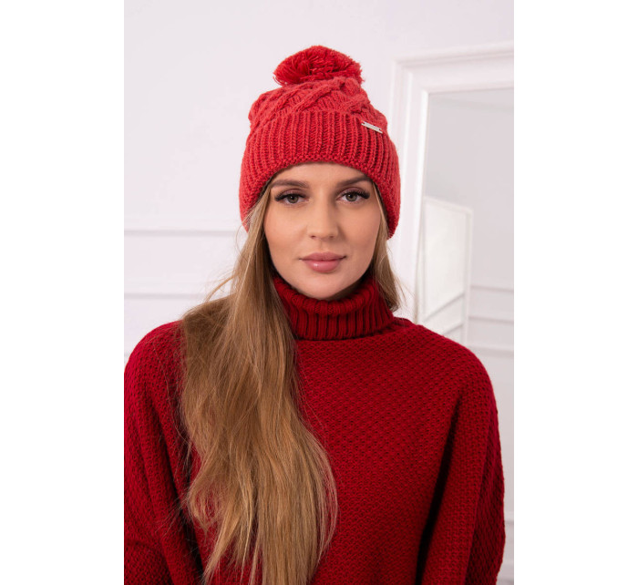 Fleecová čiapka Wanda K281 červená