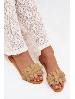 Dámské ploché s ozdobou Žluté Grelora