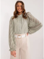 Košeľa LK KS 509588.98 pistácií Košeľa LK KS 509588.98 pistácií