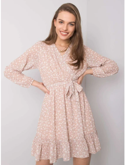 Šaty TW SK BI model 15151241 béžová - FPrice Šaty TW SK BI model 15151241 béžová - FPrice