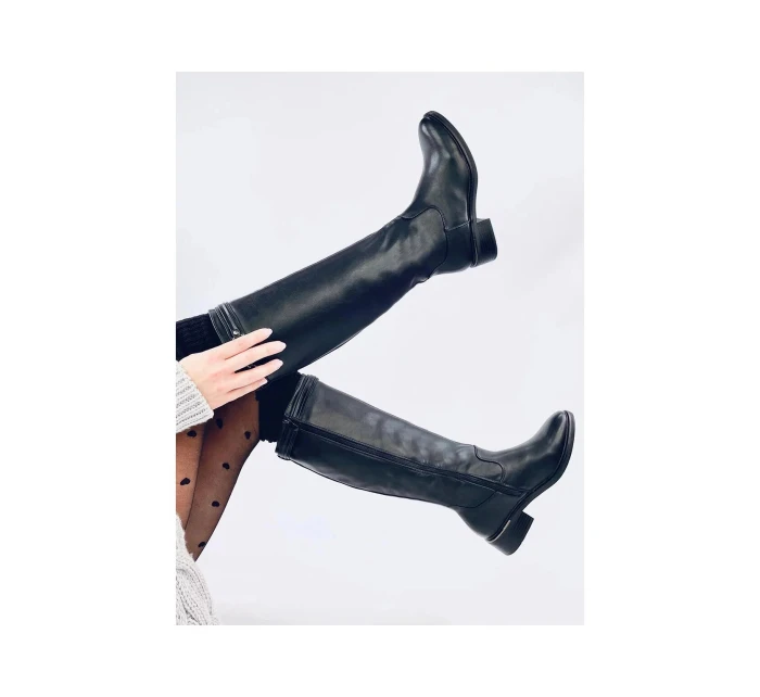 Dámske čižmy YY-52 black - Inello