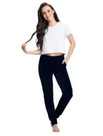 Dámske teplákové nohavice Luna 310 Velúr M-2XL