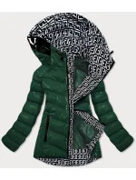 BŁYSZCZĄCA KURTKA DAMSKA Z  ZIELONA model 21243073 - SPEED.A