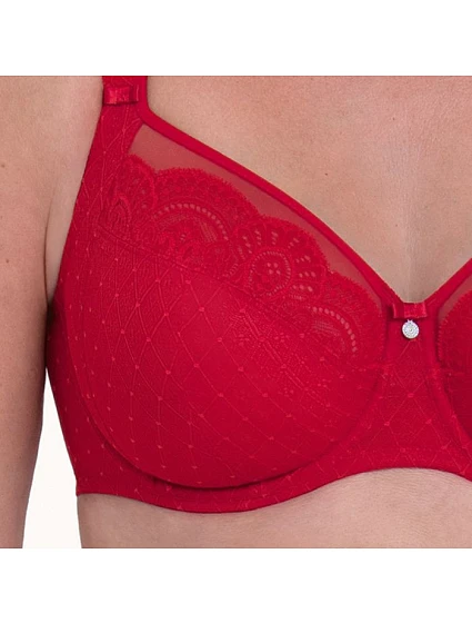 Selma podprsenka s kosticí Full Cup model 21224523 červená RosaFaia - Rosa Faia Selma podprsenka s kosticí Full Cup model 21224523 červená RosaFaia - Rosa Faia