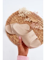 Lehké pěnové dětské pantofle Big Star model 21652754 béžové - Big Star Shoes Lehké pěnové dětské pantofle Big Star model 21652754 béžové - Big Star Shoes