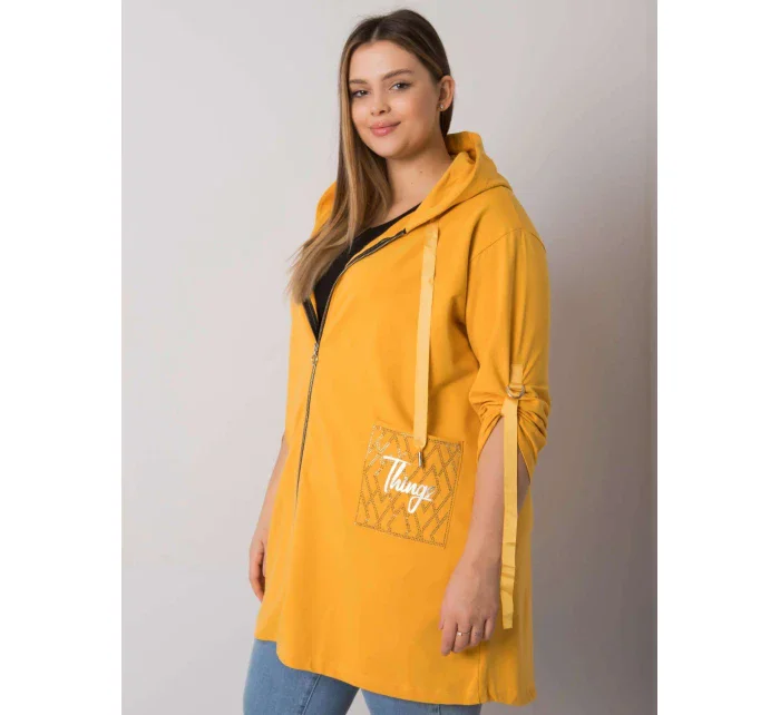 Mikina RV BL model 17419991 tmavě žlutá - FPrice Mikina RV BL model 17419991 tmavě žlutá - FPrice