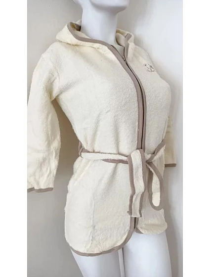 AKCE Dětský župan Teddy ecru model 19368043 - awama