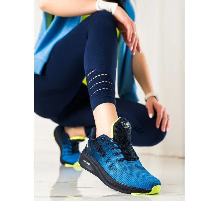 Klasické tenisky dámske modré bez podpätku Klasické tenisky dámske modré bez podpätku