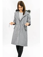 PARKA DAMSKA ZIMOWA Z SZARA model 21241693 - LJR PARKA DAMSKA ZIMOWA Z SZARA model 21241693 - LJR