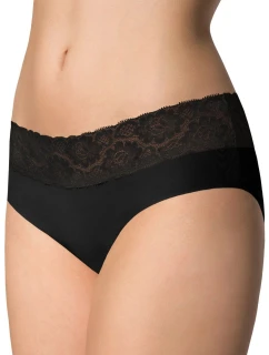 Dámske nohavičky hipster čierne - JULIMEX