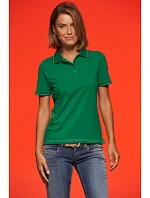 JN Dámské žerzejové elastické polo 02.0 green/white model 22487091 - Daiber JN Dámské žerzejové elastické polo 02.0 green/white model 22487091 - Daiber