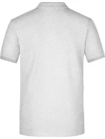 JN 710 Pánské elastické piqué polo model 22488596 grey heather - Daiber JN 710 Pánské elastické piqué polo model 22488596 grey heather - Daiber