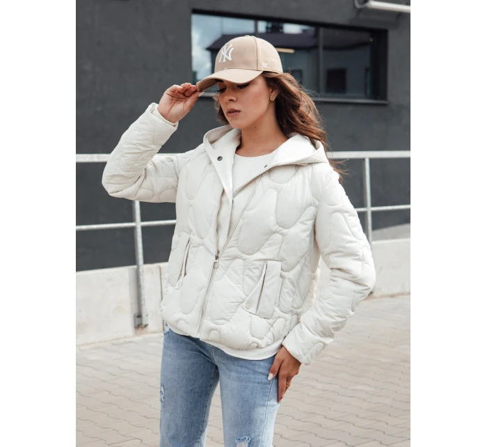 Dámská zimní bunda bílá Dstreet model 21979194 - FashionStreet Dámská zimní bunda bílá Dstreet model 21979194 - FashionStreet