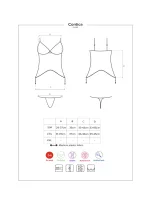 Erotický korzet model 16133618 corset - Obsessive