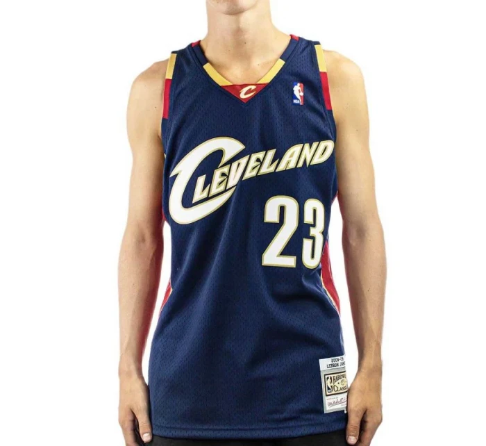 Mitchell & Ness Cleveland Cavaliers NBA Swingman Jersey Lebron James M SMJYGS18156-CCANAVY08LJA pánske oblečenie