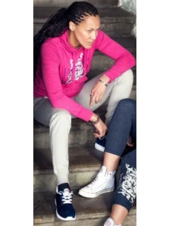 Dámské dlouhé kalhoty  tmavě modré model 21348621 - LEONE