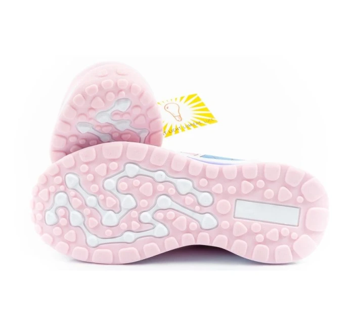 model 21736607 dětská sportovní obuv tenisky lehké suchý zip LED - Leomil