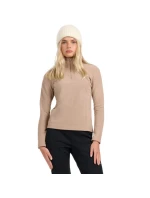 Dámska fleecová mikina 4F F069 svetlohnedá 4FWAW25UFLEF069 82S