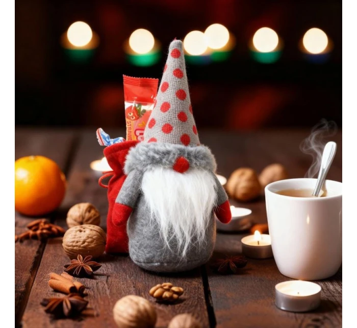 Dekoratívne marshmallow s darčekovým vrecúškom 20CM sivé detské Dekoratívne marshmallow s darčekovým vrecúškom 20CM sivé detské