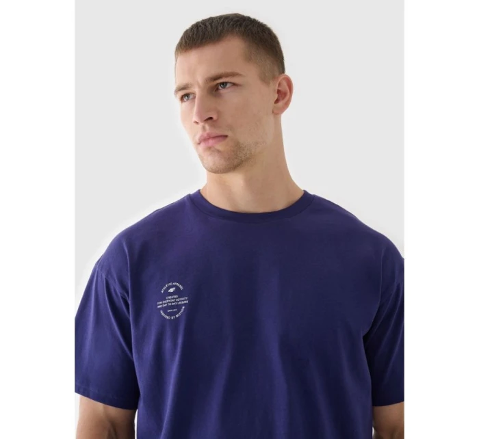 Oversize hladké unisex tričko model 21907439 - 4F