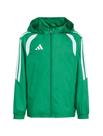Detská bunda adidas Tiro 26 League Windbreaker, zelená, KT2427