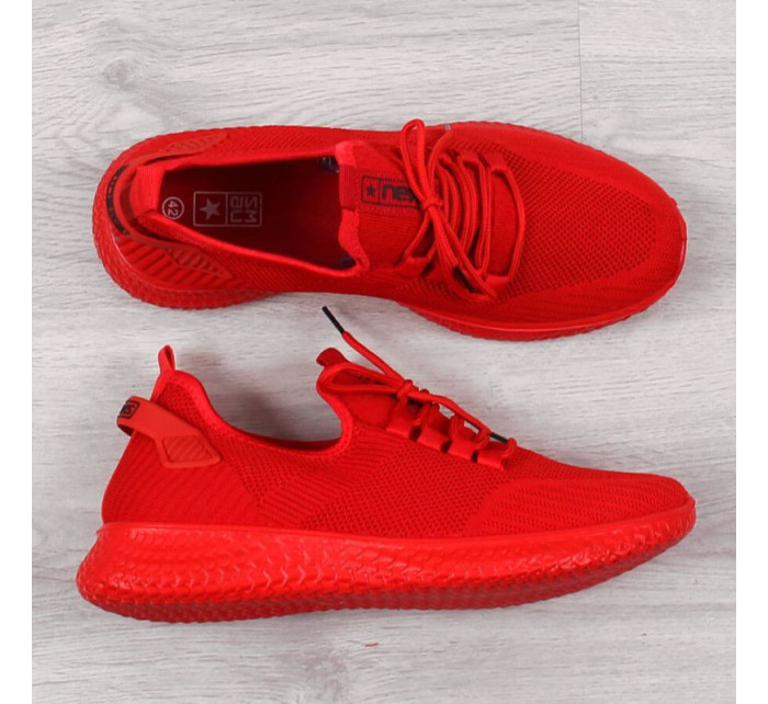Pánská sportovní textilní obuv NEWS M EVE266B červená - Inny