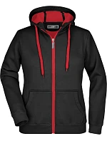JN Dámská mikina Doubleface 02.0 black/red model 22486003 - Daiber JN Dámská mikina Doubleface 02.0 black/red model 22486003 - Daiber