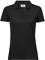 TJ Dámské luxusní piqué polo s výstřihem do V 18. black model 22497444 - Tee Jays TJ Dámské luxusní piqué polo s výstřihem do V 18. black model 22497444 - Tee Jays