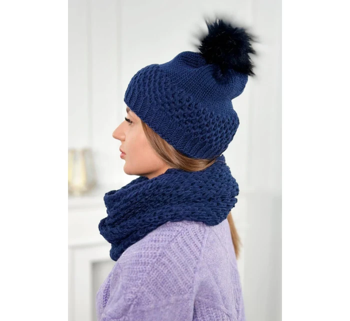 Dámský set model 19006448 námořnictvo - K-Fashion Dámský set model 19006448 námořnictvo - K-Fashion