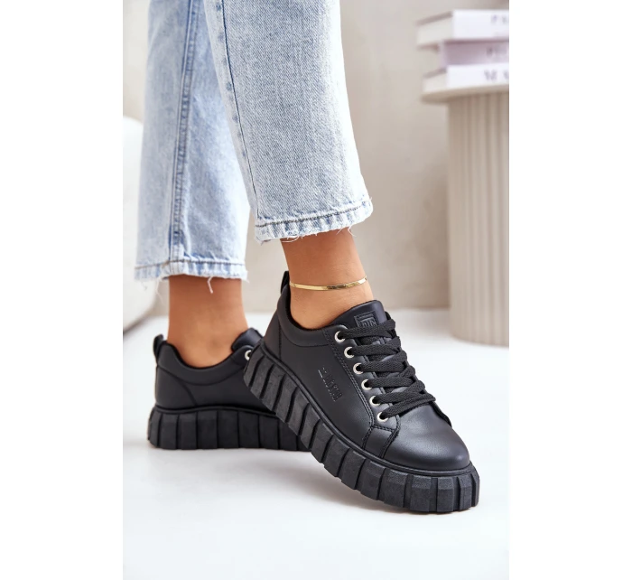 Zateplené dámské sneakersy Big Star model 21676113 Černé - Big Star Shoes