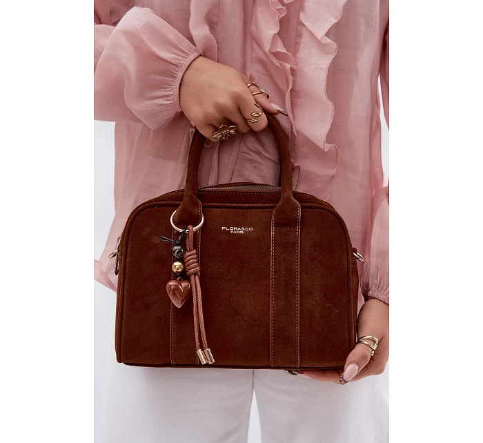 Eko Semišová Kabelka s Camel model 22111558 - Flora&Co