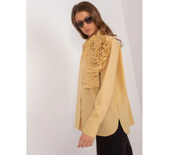 Koszula LK KS model 20095144 ciemny żółty - FPrice