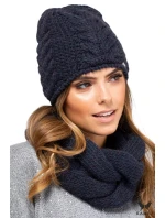 Dámská šála model 15913517 tmavě modrá - Kamea Dámská šála model 15913517 tmavě modrá - Kamea