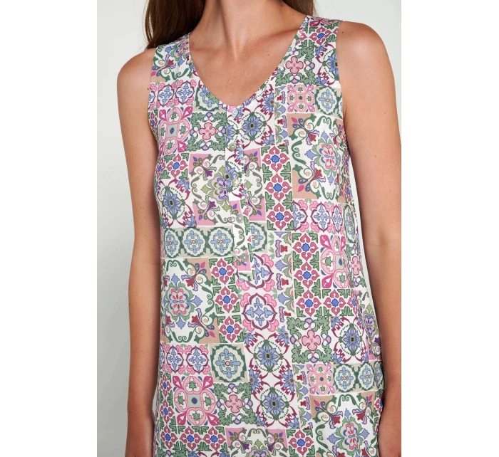 Dámska nočná košeľa 20078 Zmiešané farby - Vamp