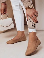 Dámske semišové baleríny MINIMALL khaki FashionStreet ZY0672