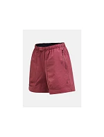 Dámske šortky PEAK PERFORMANCE W Outdoor Cargo Shorts, červené